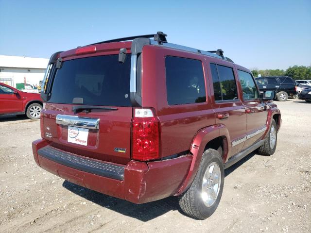 1J8HG58P47C553278 - 2007 JEEP COMMANDER 勃艮第红 照片 4