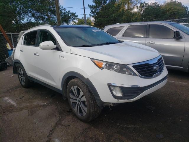 KNDPCCA27D7430743 - 2013 KIA SPORTAGE E WHITE photo 1