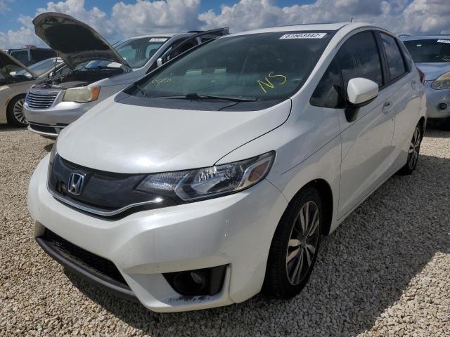 JHMGK5H72GS011053 - 2016 HONDA FIT EX WHITE photo 2