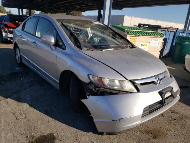 JHMFA362X6S028692 - 2006 HONDA CIVIC HYBR SILVER photo 9