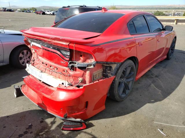 2C3CDXHG8LH101285 - 2020 DODGE CHARGER GT RED photo 4