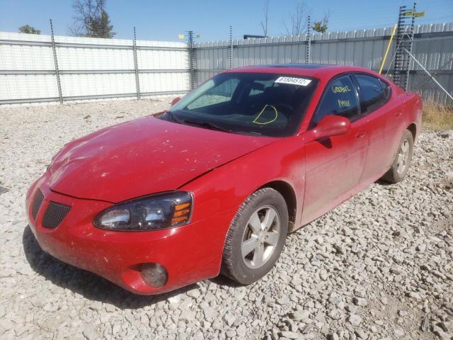 2G2WP552871232300 - 2007 PONTIAC GRAND PRIX Կարմիր լուսանկար 2