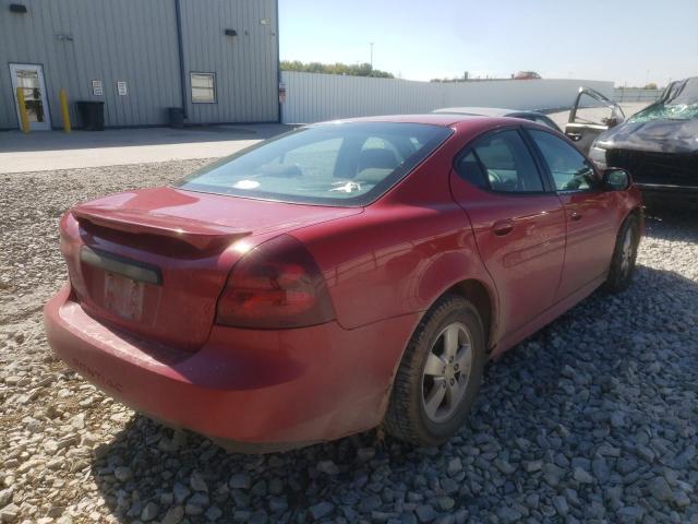 2G2WP552871232300 - 2007 PONTIAC GRAND PRIX Կարմիր լուսանկար 4