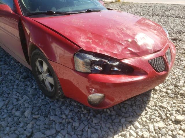 2G2WP552871232300 - 2007 PONTIAC GRAND PRIX Կարմիր լուսանկար 9