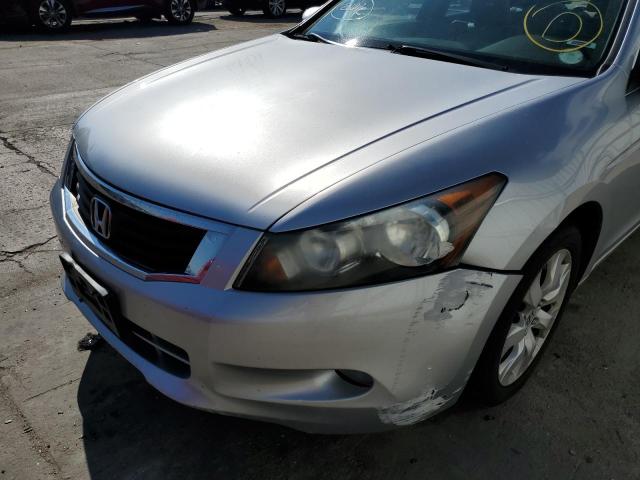 1HGCP3F83AA017685 - 2010 HONDA ACCORD EXL SILVER photo 9