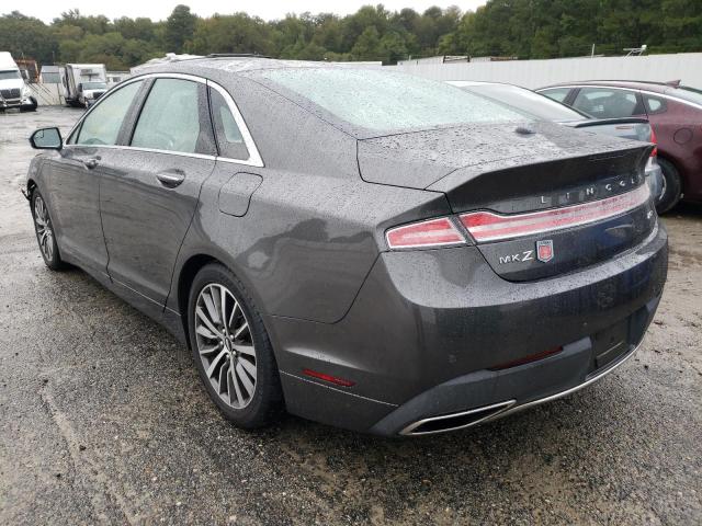 3LN6L5A90HR654645 - 2017 LINCOLN MKZ PREMIE GRAY photo 3