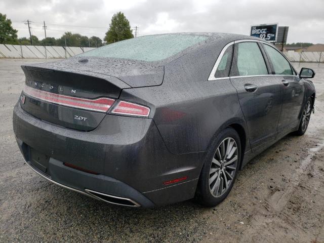 3LN6L5A90HR654645 - 2017 LINCOLN MKZ PREMIE GRAY photo 4