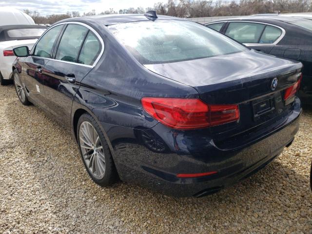 WBAJE5C53JWA95405 - 2018 BMW 540 I BLUE photo 3