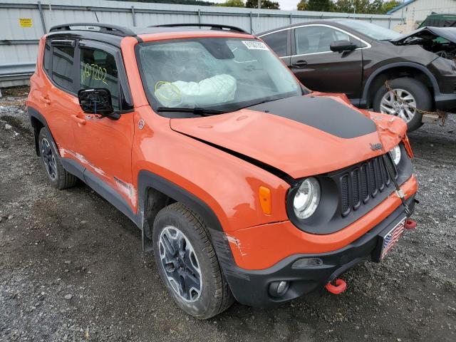 ZACCJBCT6GPD84401 - 2016 JEEP RENEGADE T ORANGE photo 1