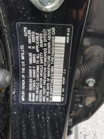 SHHFK7G45JU213694 - 2018 HONDA CIVIC SPOR 黑色 照片 10