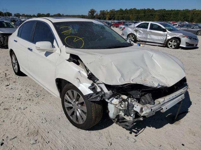 1HGCR2F89EA048689 - 2014 HONDA ACCORD EXL WHITE photo 1