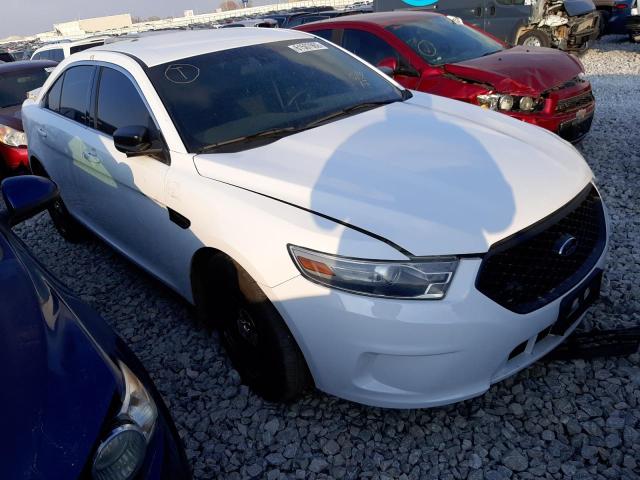 1FAHP2M87DG128555 - 2013 FORD TAURUS POL WHITE photo 1