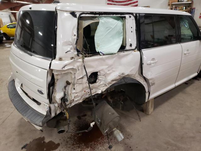 2FMGK5C84DBD01832 - 2013 FORD FLEX SEL WHITE photo 9