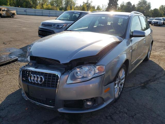 WAUKF78E38A136593 - 2008 AUDI A4 2.0T AV SILVER photo 2