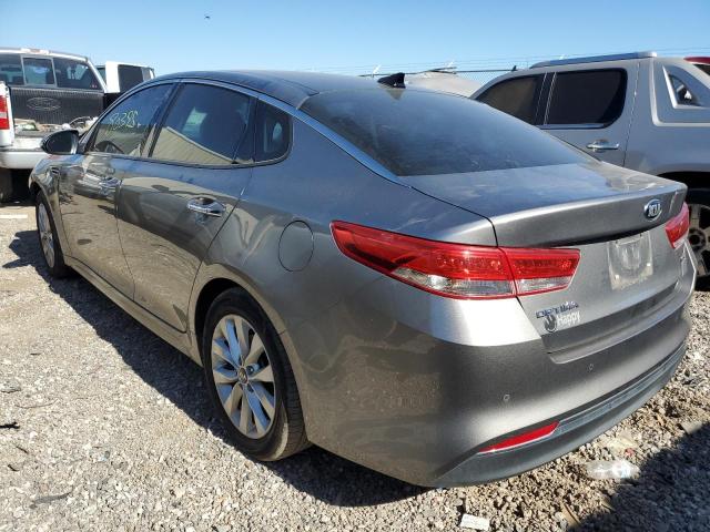 5XXGU4L35JG250804 - 2018 KIA OPTIMA EX GRAY photo 3