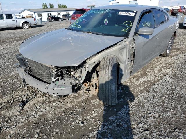 2C3CDXJG2JH292600 - 2018 DODGE CHARGER GT GRAY photo 2