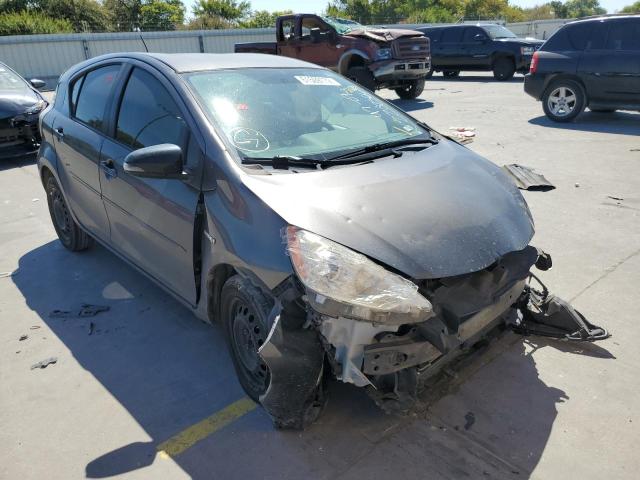 JTDKDTB3XD1058686 - 2013 TOYOTA PRIUS C GRAY photo 1