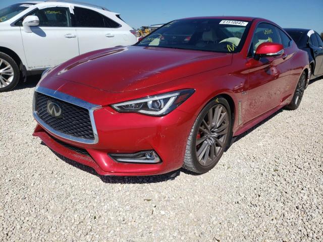 JN1FV7EK9HM610114 - 2017 INFINITI Q60 RED SP RED photo 2