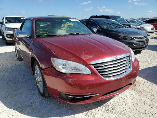 1C3BC7EG7BN532032 - 2011 CHRYSLER 200 LIMITE RED photo 1