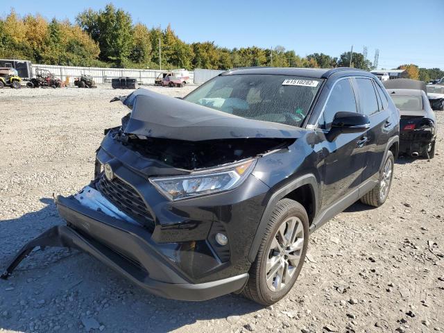 2T3C1RFV1MC159761 - 2021 TOYOTA RAV4 XLE P BLACK photo 2