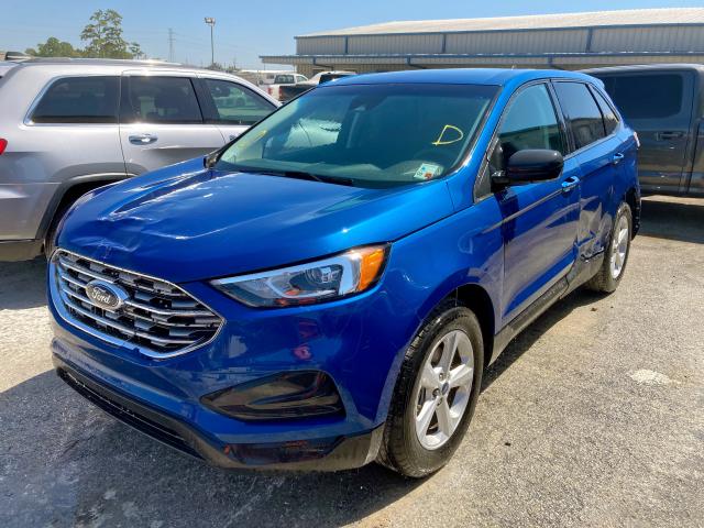 2FMPK3G94LBA97698 - 2020 FORD EDGE SE BLUE photo 2