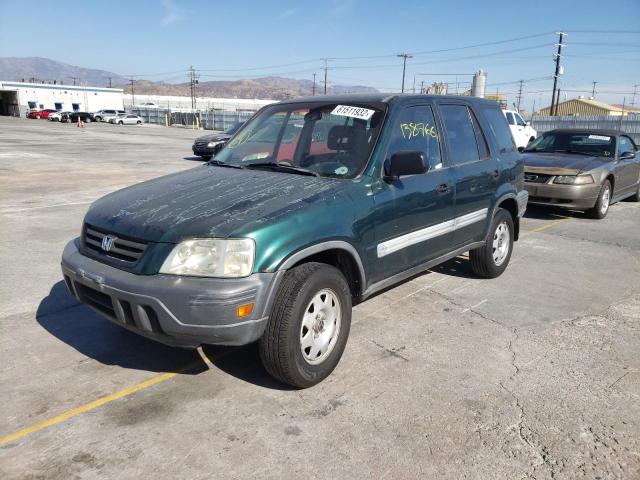 JHLRD2844YC001664 - 2000 HONDA CR-V GREEN photo 2