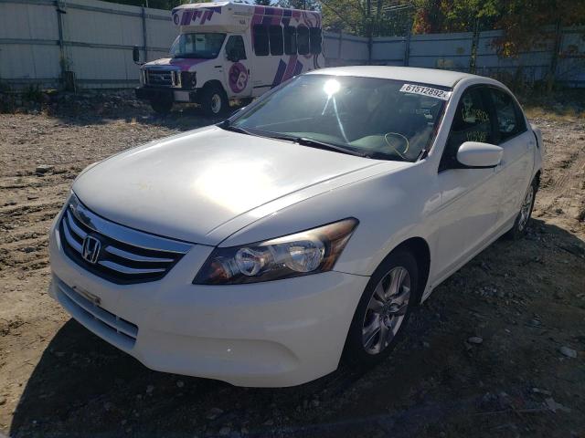 1HGCP2F66CA223191 - 2012 HONDA ACCORD SE WHITE photo 2