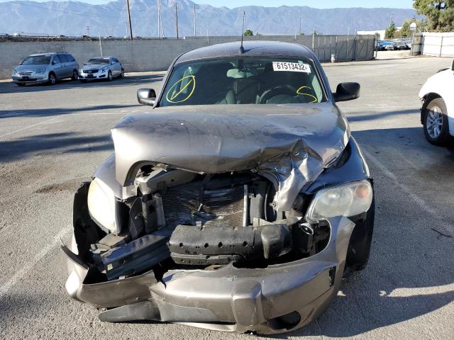 3GNBAAFW8BS665464 - 2011 CHEVROLET HHR LS GRAY photo 9