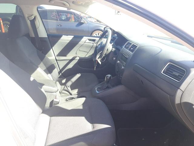 3VW2K7AJ4EM356469 - 2014 VOLKSWAGEN JETTA BASE WHITE photo 5