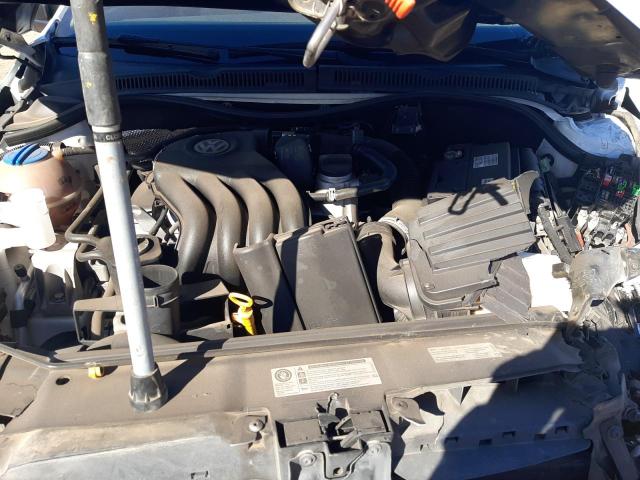 3VW2K7AJ4EM356469 - 2014 VOLKSWAGEN JETTA BASE WHITE photo 7