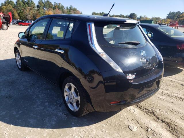 JN1AZ0CPXCT023892 - 2012 NISSAN LEAF SV BLACK photo 3