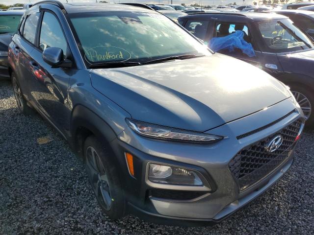 KM8K53A59JU174127 - 2018 HYUNDAI KONA ULTIM GRAY photo 1