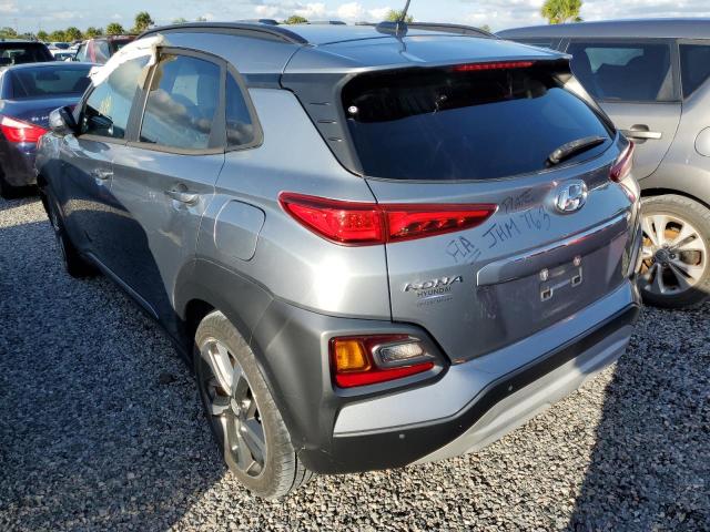 KM8K53A59JU174127 - 2018 HYUNDAI KONA ULTIM GRAY photo 3