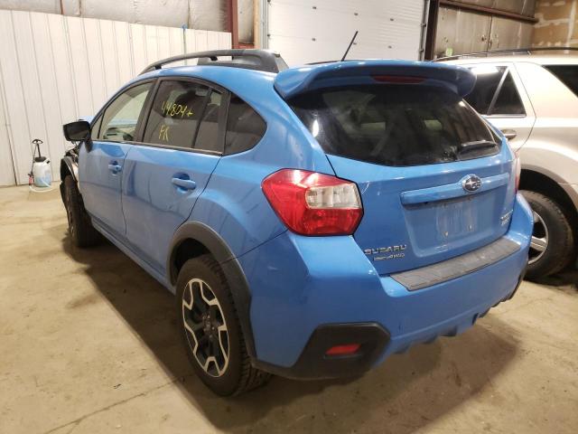 JF2GPABC7H8224792 - 2017 SUBARU CROSSTREK BLUE photo 3