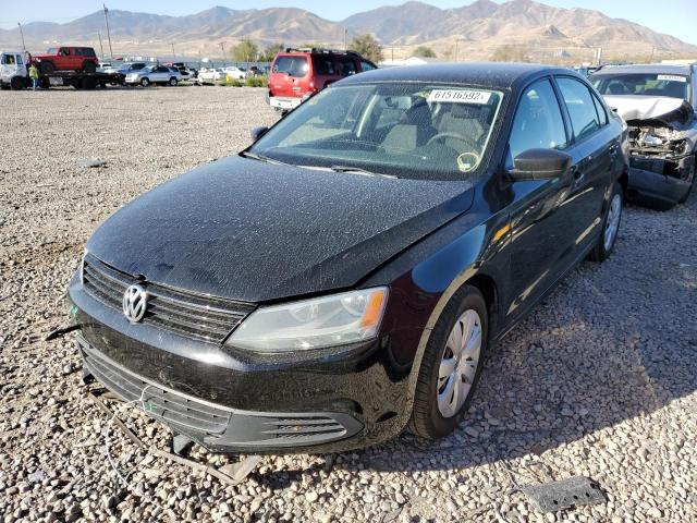 3VW1K7AJ1CM342652 - 2012 VOLKSWAGEN JETTA BASE 黑色 照片 2