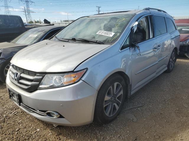 5FNRL5H95EB120447 - 2014 HONDA ODYSSEY TO SILVER photo 2