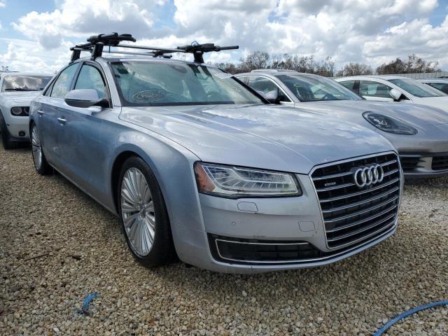 WAUJGAFD8FN018139 - 2015 AUDI A8 QUATTRO SILVER photo 1