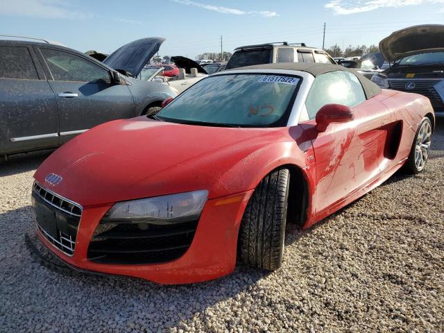 WUAVNAFG5BN001414 - 2011 AUDI R8 5.2 QUA RED photo 2