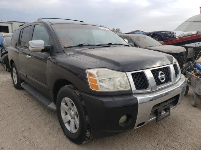 5N1AA08A34N715244 - 2004 NISSAN ARMADA SE BLACK photo 1