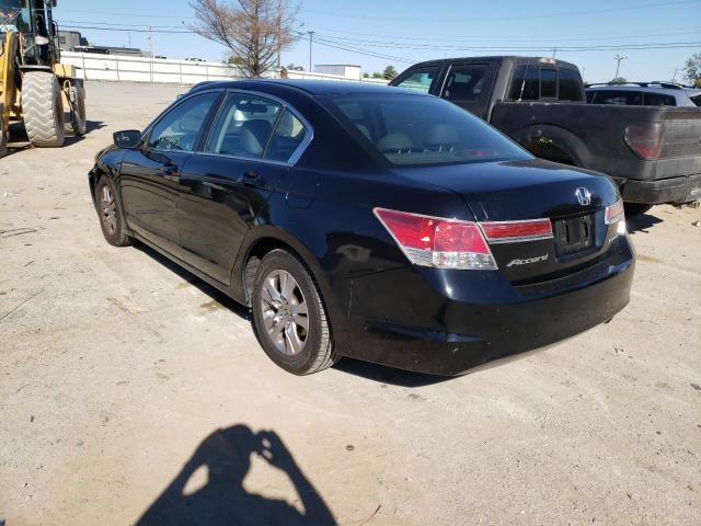 1HGCP2F68CA221507 - 2012 HONDA ACCORD SE BLACK photo 3