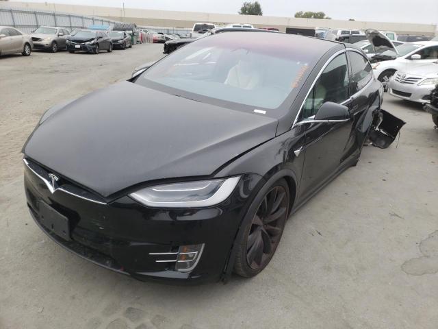 5YJXCDE28KF187094 - 2019 TESLA MODEL X BLACK photo 2