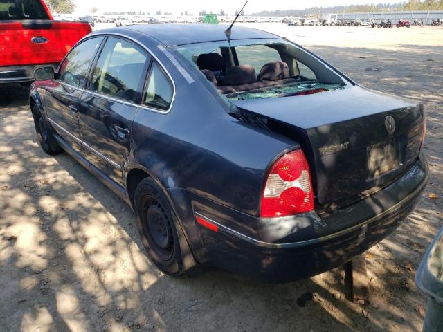 WVWMD63B53P267782 - 2003 VOLKSWAGEN PASSAT GL GRAY photo 3