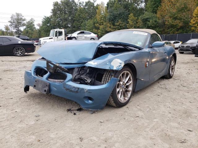 4USBT33433LR60345 - 2003 BMW Z4 2.5 BLUE photo 2