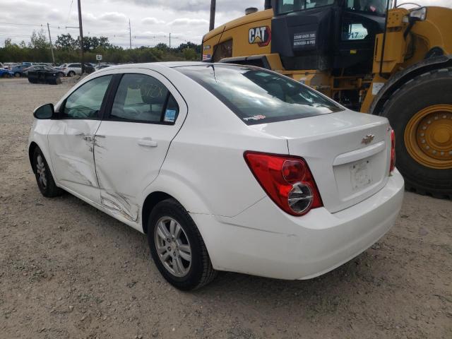 1G1JA5SH5C4154078 - 2012 CHEVROLET SONIC LS WHITE photo 3
