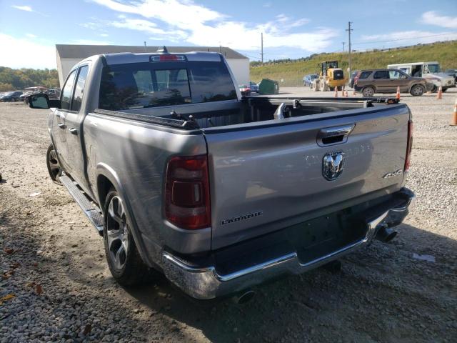 1C6SRFDT1MN583345 - 2021 RAM 1500 LARAM SILVER photo 3