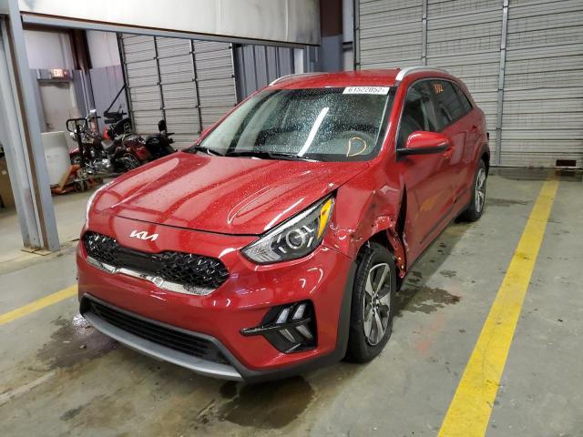 KNDCB3LC5N5511373 - 2022 KIA NIRO LX RED photo 2