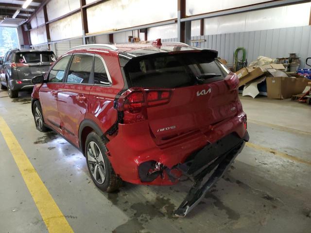 KNDCB3LC5N5511373 - 2022 KIA NIRO LX RED photo 3