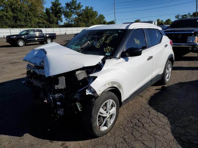 3N1CP5CU1KL516090 - 2019 NISSAN KICKS S WHITE photo 2