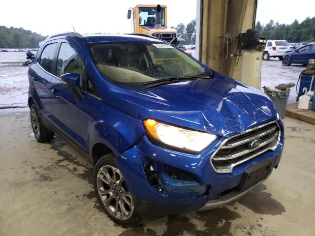 MAJ6P1WL2JC181427 - 2018 FORD ECOSPORT T BLUE photo 1