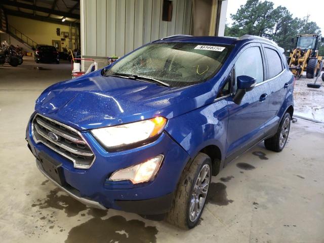 MAJ6P1WL2JC181427 - 2018 FORD ECOSPORT T BLUE photo 2